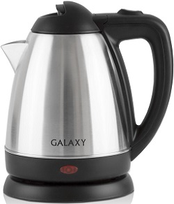 Чайник GALAXY   GL- 0317 (1.2 кВт, 1.2л, ЗНЭ) нерж.корпус,  (6)