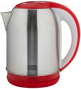 Чайник HOMESTAR      HS-1054  (106466)  (1.5 кВт, 2.3 л, ЗНЭ) нерж.корпус