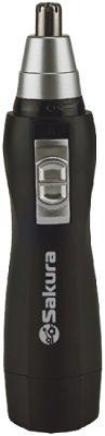 Триммер д/бровей, носа, ушей  SAKURA  SA-5527 BK