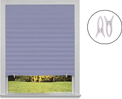 Самоклеющиеся шторы-плиссе Skandi  ГОЛУБОЙ  (60*180)  (106822),  РЫЖИЙ КОТ