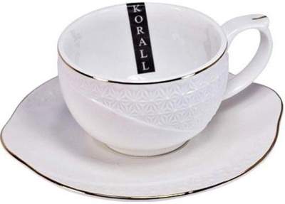 Набор чайный  СНЕЖ.КОРОЛЕВА (кр)  12 пр  240 мл  (749250) подар/уп,  КОРАЛЛ