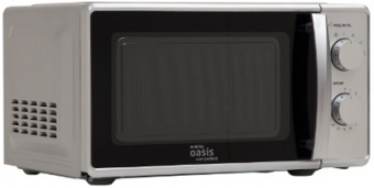 СВЧ - печь  OASIS  MW-70 MS  (700 Вт, 20 л, мех.управ)  СЕРЕБРО