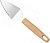 Лопатка кулинарная (нерж)  ASTELL  KITCHENTOOL  (AST-002-TF6) (23 см,  с зубчиками, пластик.ручка "под дерево")