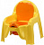 Горшок  детский  стульчик  (М 1328) св-желтый, с крышкой,  г.Октябрьский