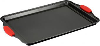 Противень REGENT  (64-4209)  глуб. 20 мм (390х260) силикон.ручки