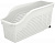 Контейнер "Лофт" хозяйственный на колесах узкий ( 35,5х13х17 см.) (белый) 621 006