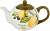 яЧайник заварочный  AGNESS  950 мл  (358-1563)  ЛЕМОН ТРИ (керам.)