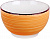 яСалатник  БРАШ ОРАНЖ  (233525)  630 мл/14 см (керам.),  КОРАЛЛ