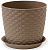 ЯКашпо IDEA  РОТАНГ  Бежевый ротанг  2.0 л  (М3081) D155мм, с поддоном