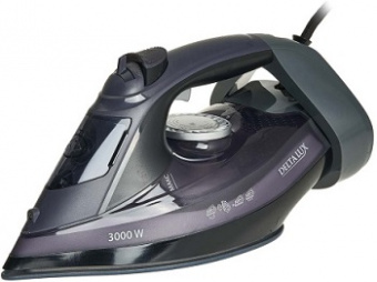 Утюг DELTA LUX  DE-3009  (3.0 кВт, верт.пар, керам.подошва, самоочистка) ЧЕРН/ФИОЛЕТ