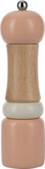Мельница д/специй  REGENT  (74-206)  6х6х21.3 см (гевея/розовая керамика),  AROMA