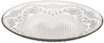 Тарелка стекло  ЛЕЙСИ  (10568 SLB)  330х257 мм,  PASABAHCE г.Бор,  (12)