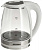 Чайник  АКСИНЬЯ  КС-1021  (1.5 кВт, 1.8 л, ЗНЭ) стекло, подсветка