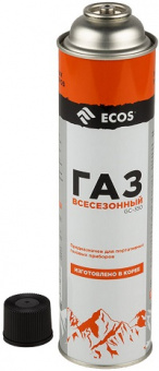 Газовый  баллон  350 гр  ECOS  (140544) GC-350 (всесезонный , резьбовой EPI-GAS, Корея)