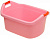 Таз пласт.овальный  40 л (10124001), особо прочный, (РОЗОВЫЙ),  РАДИАН