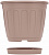 Горшок  ДИОНИС  Бежевый   1.6 л  (М8520) с поддном,  г.Октябрьский