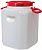 Канистра-бочка пласт. 30 л  (М447)  (горл.215 мм), навес.ручки,  г.Октябрьский