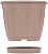 Горшок  ДИОНИС  Бежевый   3.6 л  (8524) с поддоном,  г.Октябрьский