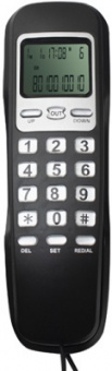 Телефон RITMIX  RT-010  ЧЕРНЫЙ  (ЖКД)