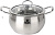 Кастрюля нерж. RASHEL АМАЛИЯ  (R15s)  (1.5 л, 16 см, СТ.кр, литраж) (индукция)