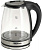 Чайник  АКСИНЬЯ  КС-1019  (1.5 кВт, 1.8 л, ЗНЭ) стекло, подсветка