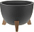 яКашпо IDEA  ФЛОРИАН ГРАФИТОВЫЙ  4.2л  (М 3186)  d-250мм