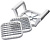 Овощерезка REGENT  PRESTO  (53521) (93-AC-SL-01)  (3 нас, 170х100х60 мм)