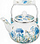 Чайник эмал.  REGENT  Гортензия  2.5 л  (87-201)