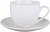 Пара чайная   ОБЩЕПИТ  230 мл  (238242)  БЕЛАЯ (фарфор),  StockHaus