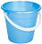 Ведро пласт.  6 л (10040603) евро, пищевое, (ГОЛУБОЙ),  РАДИАН