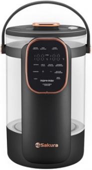 Термопот  SAKURA  SA-1375 BK  (1.2 кВт, 3.0 л, 6 реж, сенсор.управ) стекло Термопот  SAKURA  SA-1375 BK  (1.2 кВт, 3.0 л, 6 реж, сенсор.управ) стекло