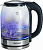 Чайник  АКСИНЬЯ  КС-1005  (1.5 кВт, 1.8 л, ЗНЭ) ЧЕРНЫЙ, стекло, подсветка
