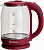Чайник  ВАСИЛИСА    ВА-1035  БОРДО  (1.5 кВт, 1.8 л, ЗНЭ) стекло, подсветка