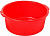 Таз пласт.круглый  7 л (10124011), особо прочный, (КРАСНЫЙ),  РАДИАН