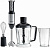 Блендер.набор DELTA  LUX  DE-7003 B ЧЕРНЫЙ  (1.0 кВт, нерж.ножка, измельчитель 1.5 л, стакан, венчик)