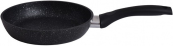 Сковорода АП KUKMARA  МРАМОР ТЕМНЫЙ   (СМТ18401а) (18 см, h-4см, литой.алюм)
