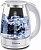 Чайник SAKURA    SA-2734 W  (2.2 кВт, 1.7 л, ЗНЭ) стекло, подсветка