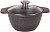 Кастрюля  с АП  KUKMARA  МРАМОР  (КМК12а) (1.0 л, СТ.кр, литой алюм) КОФЕЙНЫЙ