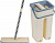 Швабра д/пола + ведро  "Рыжий кот"   6 л  (310486)  (34,5х19х16 см (со сливом) Clean hands beige
