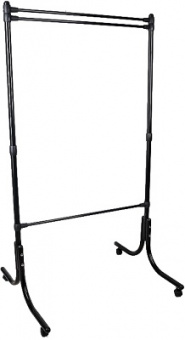 Вешалка гардеробная на колесиках  НИКА  ВГ90/Ч    (910х765х1635 мм) ЧЕРНЫЙ