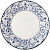 Тарелка (синий)  FLORAL PATTERN  200 мм  (277799) (фарфор)