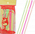 Трубочки д/коктейля  Набор 100 шт  (YD 13-151) "Вечеринка" (25 см),  "Мультидом"