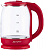 яЧайник  МАТРЕНА    МА-007 (105226) (1.5 кВт, 1.8 л, ЗНЭ) ВИШНЕВЫЙ стекло, подсветка