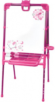 Мольберт НИКА  (М2/СН2) Сиреневый (1100-755*530*470 мм, 2 раб.поверхности, пенал, счеты, магниты) Мольберт НИКА  (М2/СН2) Сиреневый (1100-755*530*470 мм, 2 раб.поверхности, пенал, счеты, магниты)