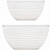 Набор чаш "Оазис"  (М8716)  (2.5 л/4.0 л, с крышкой) (белый),  г.Октябрьский