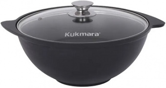 Казан с АП  3.5 л  KUKMARA  ТРАДИЦИЯ (К37а) (26 см/11.8 см, СТ.кр, литой алюм)