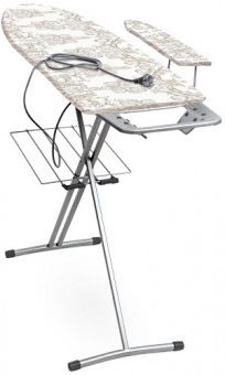 Глад. доска НИКА   НИКА 3+   (фанера, 1220х345, европодст. д/утюга, подрук,полка, удл., розет)