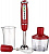Блендер.набор DELTA  LUX DL-7039 B КРАСНЫЙ  (800 Вт, нерж.ножка, измельч. 860 мл, стакан, венчик)
