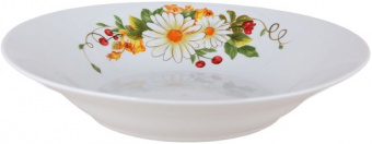 яТарелка StockHaus. DAISY  глубокая  450 мл/200 мм  (271695)  СУПОВАЯ  (фарфор)