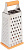 Терка 4-х гранная REGENT  23 см  (50773) (93-AC-GR-22) (26х11.5х8.5 см)  PRESTO